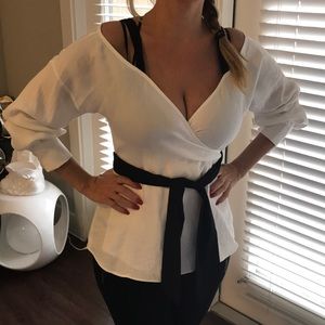 Brand New Zara Front Wrap Top